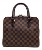 LOUIS VUITTONルイ ヴィトン）の古着「ダミエ トリアナ ハンドバッグ」｜ブラウン