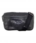 GUCCIグッチ）の古着「GGインプリメ ボディバッグ」｜ブラック