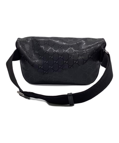 GUCCI（グッチ）GUCCI (グッチ) GGインプリメ ボディバッグ ブラックの古着・服飾アイテム