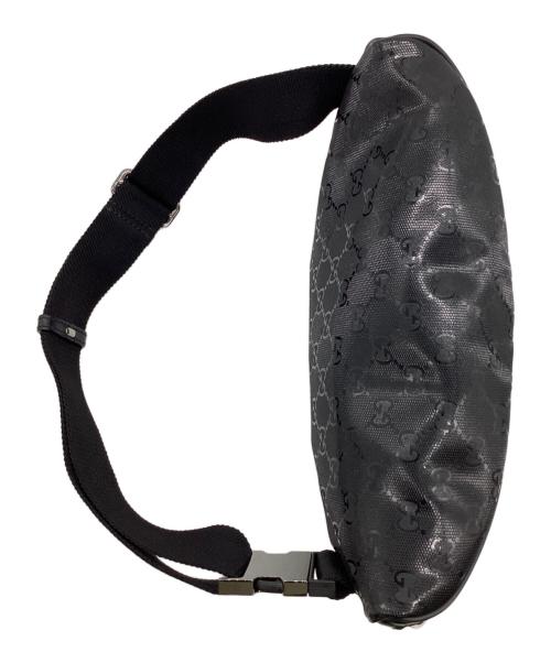 GUCCI（グッチ）GUCCI (グッチ) GGインプリメ ボディバッグ ブラックの古着・服飾アイテム