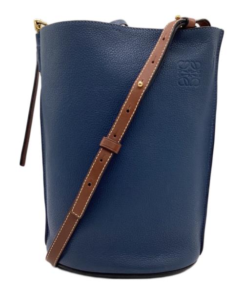 LOEWE（ロエベ）LOEWE (ロエベ) ゲートバケット ショルダーバッグ ブルーの古着・服飾アイテム
