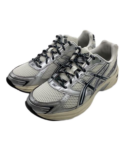 asics（アシックス）asics (アシックス) KITH (キス) GEL-1130 CREAM/SCARAB（ゲル1130 クリーム/スカラブ） ホワイト×シルバー サイズ:28cmの古着・服飾アイテム