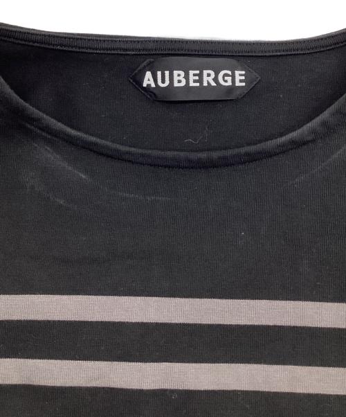 AUBERGE（オーベルジュ）AUBERGE (オーベルジュ) ボーダーカットソー ブラック サイズ:44の古着・服飾アイテム