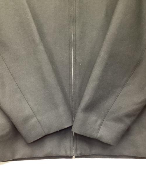 ATON（エイトン）ATON (エイトン) SUPER 160S DOUBLE SAXONY HARRINGTON JACKET（スーパー 160S ダブル サキソニー ハリントン ジャケット） ブラック サイズ:06の古着・服飾アイテム