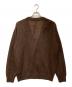 Yonetomi (ヨネトミ) SHAGGY MOHAIR CARDIGAN（シャギー モヘア カーディガン） ブラウン サイズ:4：16000円