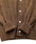 中古・古着 Yonetomi (ヨネトミ) SHAGGY MOHAIR CARDIGAN（シャギー モヘア カーディガン） ブラウン サイズ:4：16000円