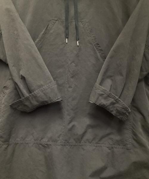 Porter Classic（ポータークラシック）Porter Classic (ポータークラシック) プルオーバーロングコート ブラック サイズ:3の古着・服飾アイテム