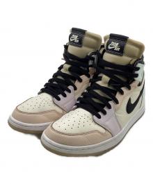 NIKE（ナイキ）の古着「Women's Air Jordan 1 High Zoom Air Comfort "Easter"（ウィメンズ エアジョーダン1 ハイ ズーム エア コンフォート "イースター"）」｜ピンク×ブラック