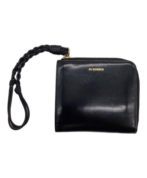 JIL SANDER（ジルサンダー）JIL SANDER (ジルサンダー) CREDIT CARD PURSE TANGLE（クレジット カード パース トライアングル） ブラックの古着・服飾アイテム