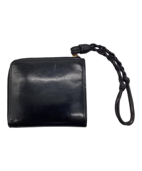 JIL SANDER（ジルサンダー）JIL SANDER (ジルサンダー) CREDIT CARD PURSE TANGLE（クレジット カード パース トライアングル） ブラックの古着・服飾アイテム