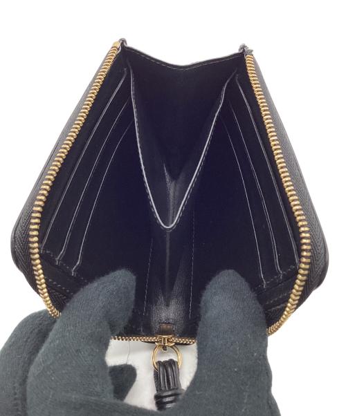 JIL SANDER（ジルサンダー）JIL SANDER (ジルサンダー) CREDIT CARD PURSE TANGLE（クレジット カード パース トライアングル） ブラックの古着・服飾アイテム