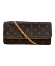 LOUIS VUITTON（ルイ ヴィトン）の古着「モノグラム ポシェット ツイン GM」｜ブラウン