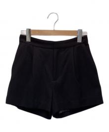 Spick and Span（スピック＆スパン）の古着「ラメウールショートパンツ」｜ブラック