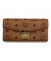 MCM（エムシーエム）の古着「PATRICIA FLAP WALLET LARGE（パトリシア フラップ ウォレット ラージ）」｜ブラウン