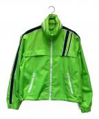 DIESELディーゼル）の古着「ダブルレイヤー トラックジャケット」｜グリーン