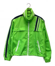 DIESEL（ディーゼル）の古着「ダブルレイヤー トラックジャケット」｜グリーン