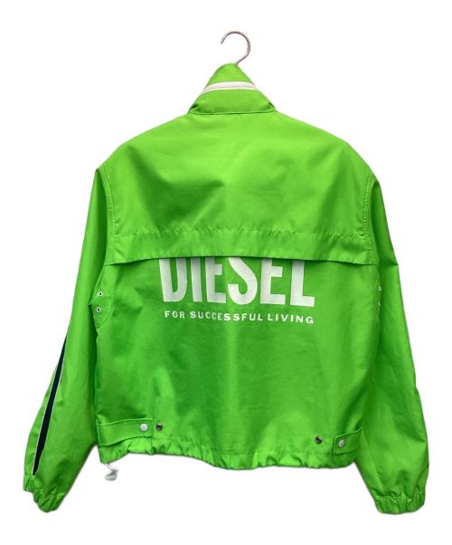 DIESEL（ディーゼル）DIESEL (ディーゼル) ダブルレイヤー トラックジャケット グリーン サイズ:Mの古着・服飾アイテム