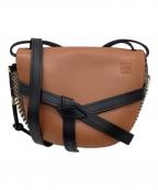 LOEWEロエベ）の古着「ゲート ツイード スモール ショルダーバッグ」｜ブラウン