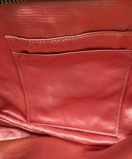 GUCCI（グッチ）GUCCI (グッチ) GGマーモント レザー チェーン ショルダーバッグ ブラック×ホワイトの古着・服飾アイテム