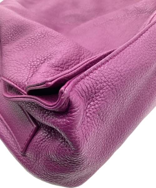 LOEWE（ロエベ）LOEWE (ロエベ) フラメンコ30　ショルダーバッグ パープルの古着・服飾アイテム