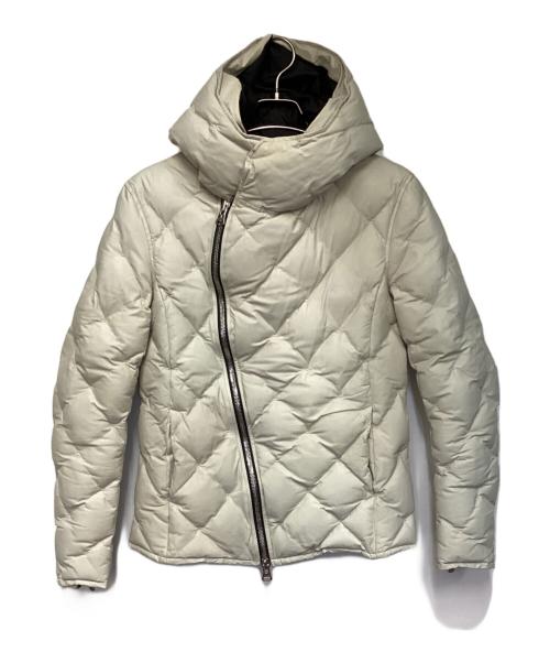 ISAMU KATAYAMA BACKLASH（イサムカタヤマ・バックラッシュ）ISAMU KATAYAMA BACKLASH (イサムカタヤマ・バックラッシュ) カンガルーレザー ダウンジャケット ベージュ サイズ:Lの古着・服飾アイテム