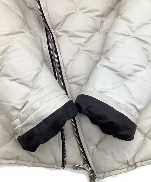 ISAMU KATAYAMA BACKLASH（イサムカタヤマ・バックラッシュ）ISAMU KATAYAMA BACKLASH (イサムカタヤマ・バックラッシュ) カンガルーレザー ダウンジャケット ベージュ サイズ:Lの古着・服飾アイテム