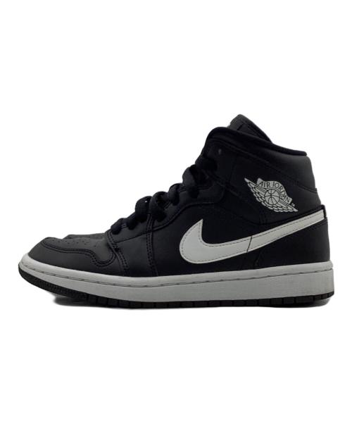 NIKE（ナイキ）NIKE (ナイキ) Women's AIR JORDAN 1 MID（ウィメンズ エア ジョーダン 1 ミッド） ブラック サイズ:23㎝の古着・服飾アイテム