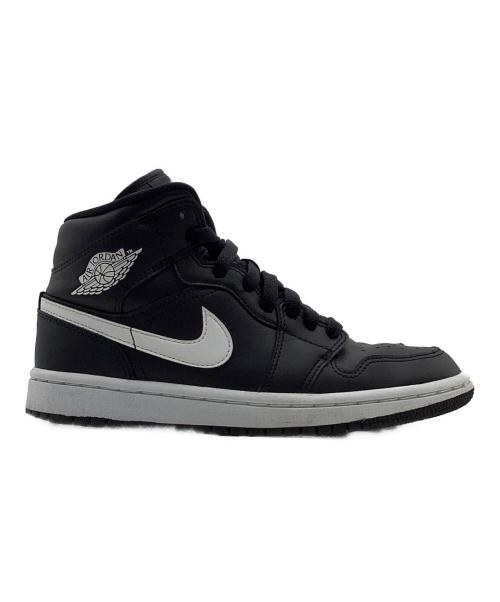 NIKE（ナイキ）NIKE (ナイキ) Women's AIR JORDAN 1 MID（ウィメンズ エア ジョーダン 1 ミッド） ブラック サイズ:23㎝の古着・服飾アイテム