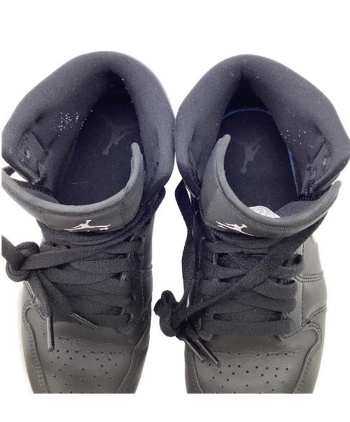 NIKE（ナイキ）NIKE (ナイキ) Women's AIR JORDAN 1 MID（ウィメンズ エア ジョーダン 1 ミッド） ブラック サイズ:23㎝の古着・服飾アイテム