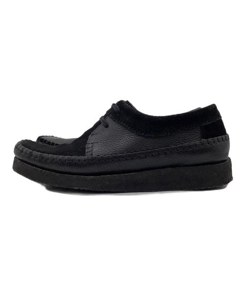 PADMORE&BARNES（パドモア&バーンズ）PADMORE&BARNES (パドモア&バーンズ) WILLOW LOW モカシンシューズ ブラック サイズ:6の古着・服飾アイテム