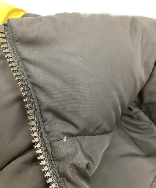 THE NORTH FACE（ザ ノース フェイス）THE NORTH FACE (ザ ノース フェイス) NUPTSE JACKET（ヌプシ ジャケット） イエロー×ブラック サイズ:Mの古着・服飾アイテム