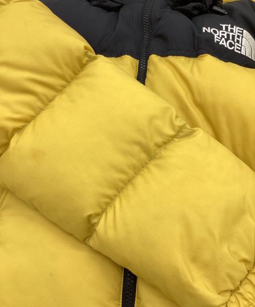 THE NORTH FACE（ザ ノース フェイス）THE NORTH FACE (ザ ノース フェイス) NUPTSE JACKET（ヌプシ ジャケット） イエロー×ブラック サイズ:Mの古着・服飾アイテム