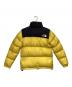 THE NORTH FACE (ザ ノース フェイス) NUPTSE JACKET（ヌプシ ジャケット） イエロー×ブラック サイズ:M：11000円