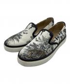 HERMESエルメス）の古着「スリッポン」｜ホワイト×ブラック