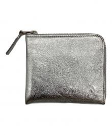 COMME des GARCONS（コムデギャルソン）の古着「L字ファスナーウォレット」｜シルバー