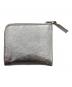 COMME des GARCONS (コムデギャルソン) L字ファスナーウォレット シルバー：8000円