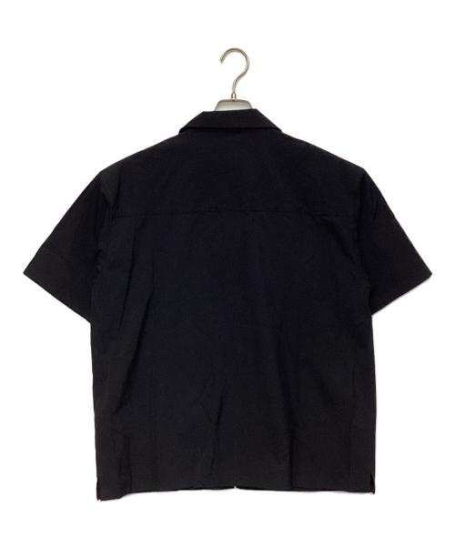 MEI（メイ）MEI (メイ) ナイロンジップシャツ ブラック サイズ:Mの古着・服飾アイテム