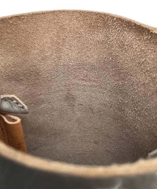 IL BISONTE（イル ビゾンテ）IL BISONTE (イル ビゾンテ) ミニクロスボディバッグ ブラウン×ブラックの古着・服飾アイテム