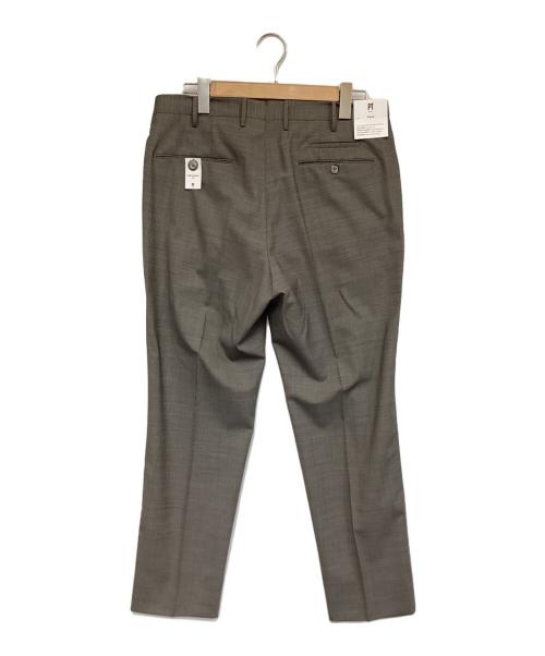 PT TORINO（ピーティートリノ）PT TORINO (ピーティートリノ) GENTLEMAN FIT（ジェントルマン フィット）1プリーツ スラックス グレー サイズ:50の古着・服飾アイテム