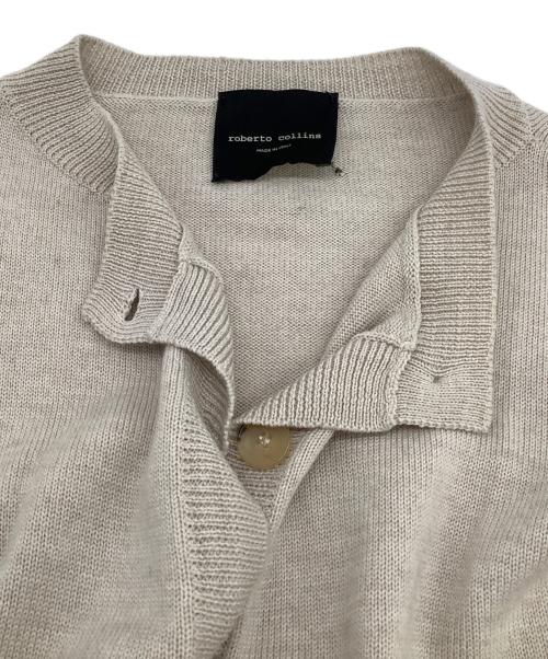 ROBERTO COLLINA（ロベルトコリーナ）ROBERTO COLLINA (ロベルトコリーナ) ニットカーディガン ベージュ サイズ:Sの古着・服飾アイテム
