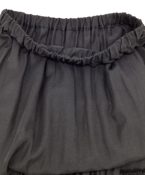 assiette（アシェット）assiette (アシェット) SHIPS別注 ラッフル スカート ブラック サイズ:1の古着・服飾アイテム