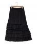 assiette（アシェット）の古着「SHIPS別注 ラッフル スカート」｜ブラック