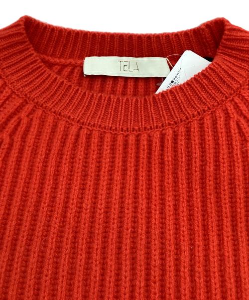 TELA（テラ）TELA (テラ) ニットプルオーバー レッド サイズ:ITALY　Sの古着・服飾アイテム