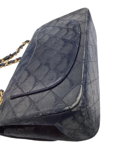 CHANEL（シャネル）CHANEL (シャネル) マトラッセ ダブルフラップ ダブルチェーンショルダーバッグ ブラックの古着・服飾アイテム