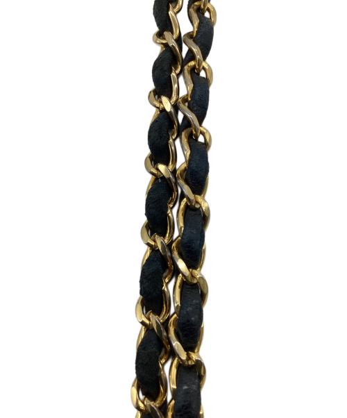 CHANEL（シャネル）CHANEL (シャネル) マトラッセ ダブルフラップ ダブルチェーンショルダーバッグ ブラックの古着・服飾アイテム