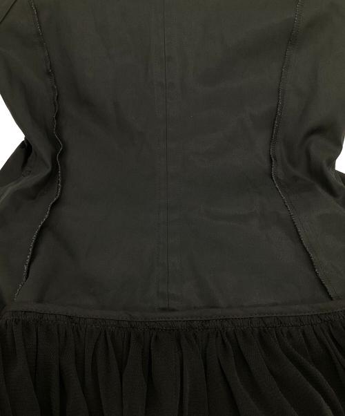 Jean Paul GAULTIER FOR SEPT PREMIERES（ジャンポールゴルチェ フォー セットプルミエ）Jean Paul GAULTIER FOR SEPT PREMIERES (ジャンポールゴルチェ フォー セットプルミエ) ライダースチュールワンピ―ス ブラック サイズ:36の古着・服飾アイテム