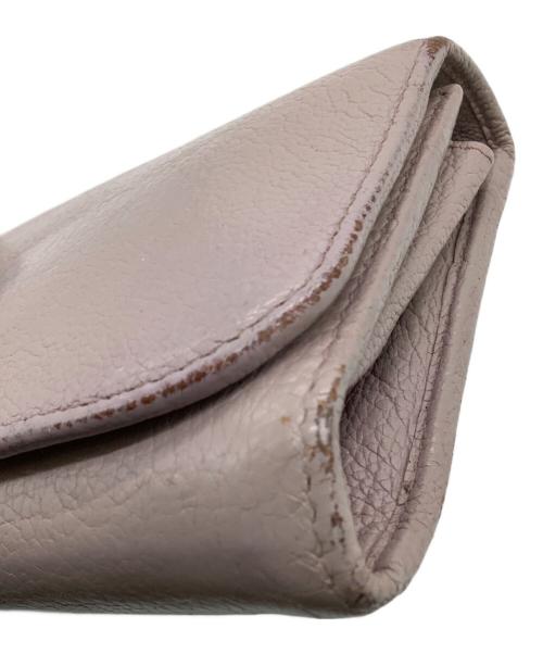 MIU MIU（ミュウミュウ）MIU MIU (ミュウミュウ) MADRAS 長財布 ピンクの古着・服飾アイテム