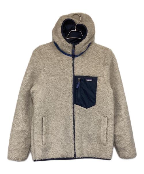 Patagonia（パタゴニア）Patagonia (パタゴニア) リバーシブル・レディ・フレディ・フーディ ベージュ サイズ:XXL 16-18の古着・服飾アイテム
