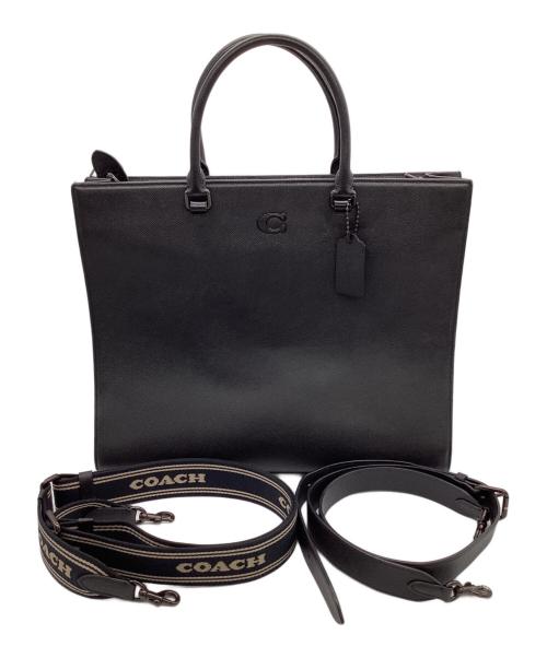 COACH（コーチ）COACH (コーチ) トート40 2WAY ショルダーバッグ ブラックの古着・服飾アイテム