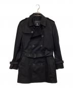 BLACK LABEL CRESTBRIDGEブラックレーベル クレストブリッジ）の古着「トレンチコート」｜ブラック